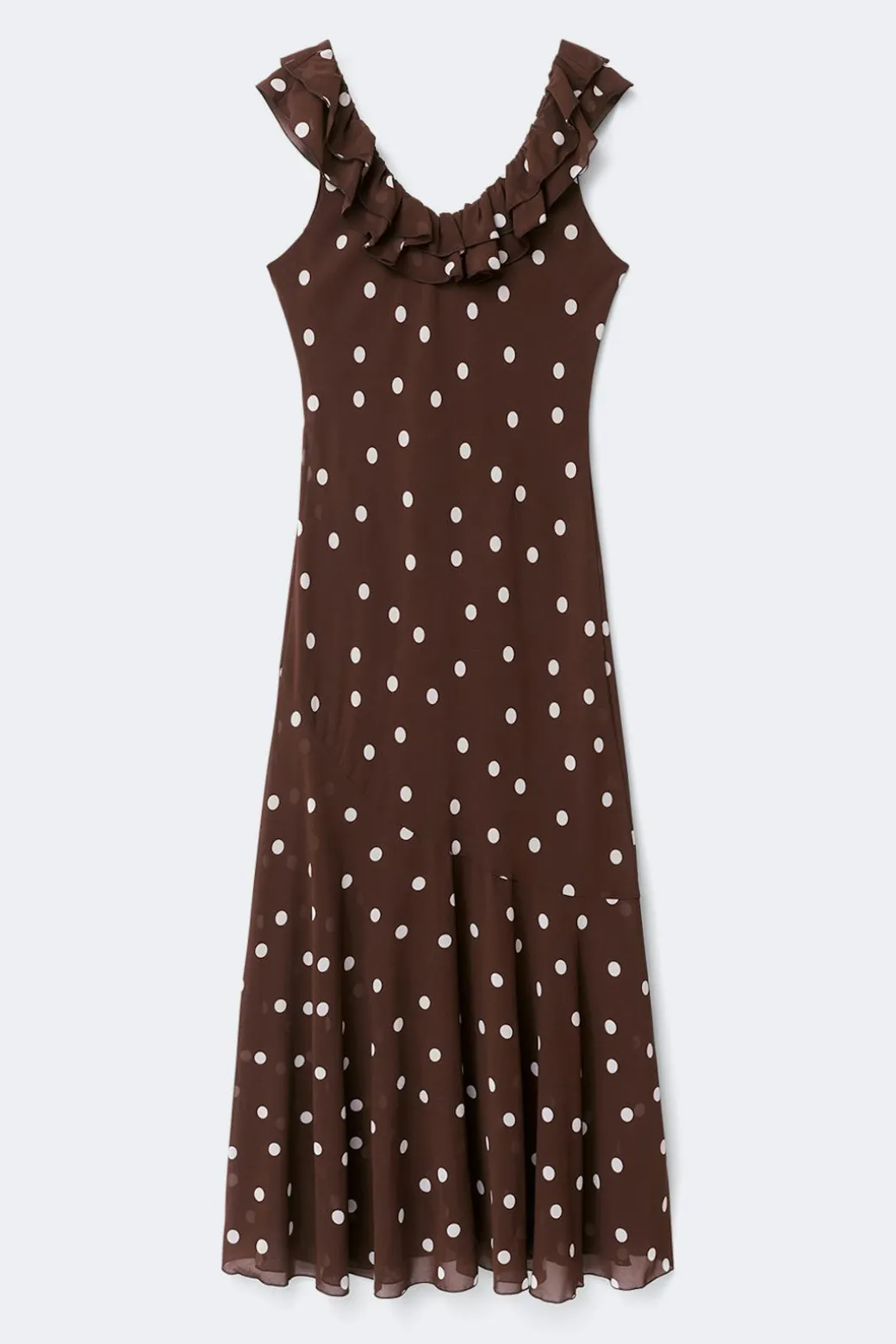 Maxi frill dress