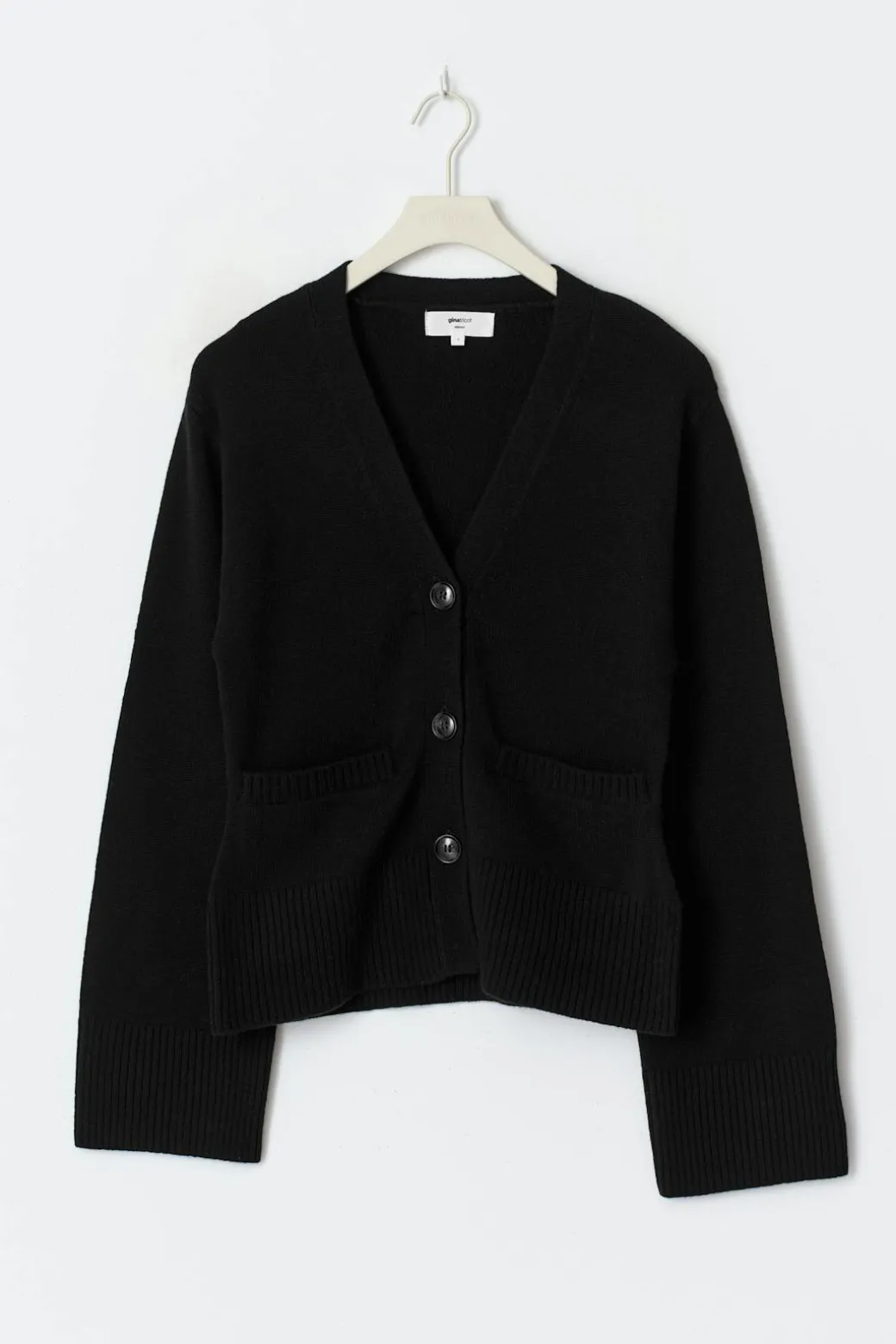 Merino wool knitted cardigan