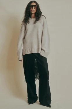 Merino wool knitted sweater