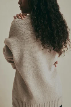 Merino wool knitted sweater