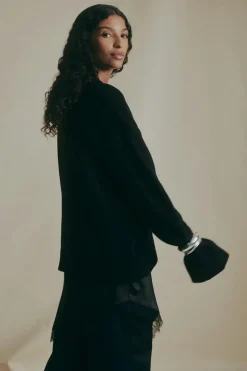 Merino wool knitted sweater