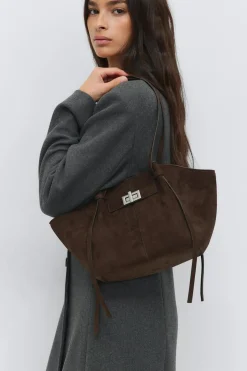 Midi long strap bag