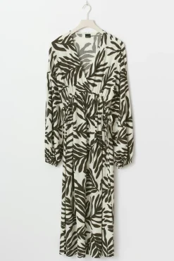 Midi wrap dress