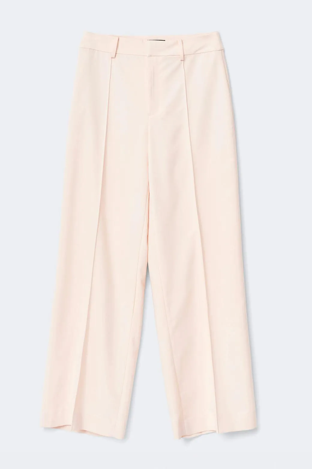 Mid waist wide trousers