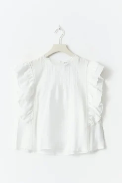 Mini boho frill top