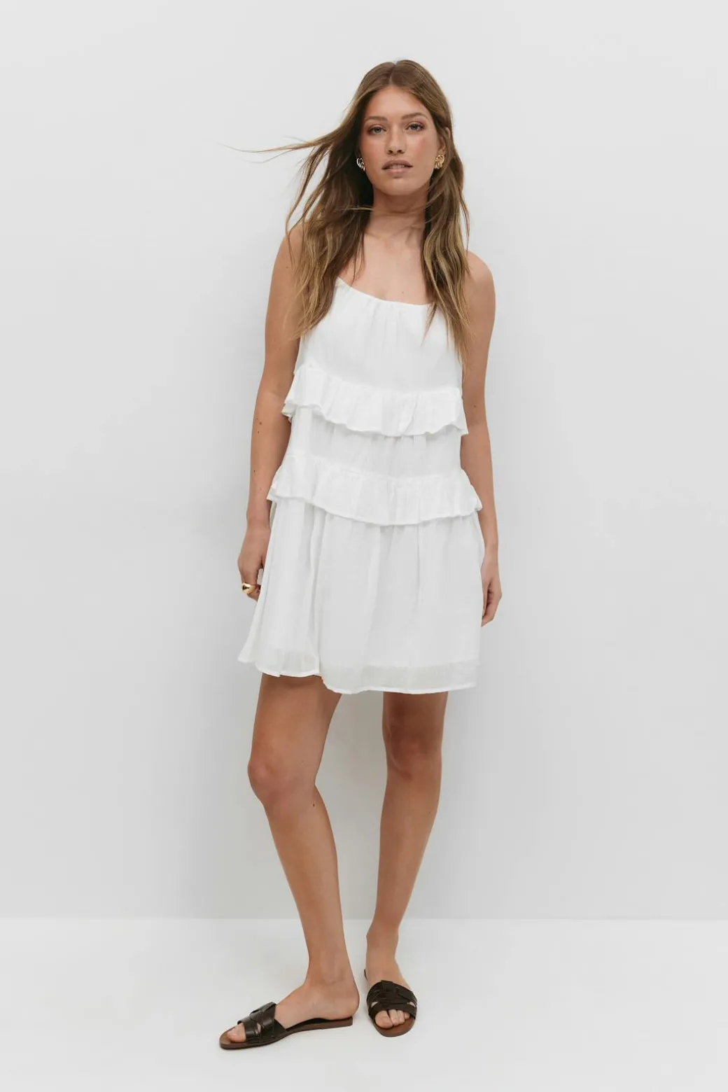 Mini frill dress