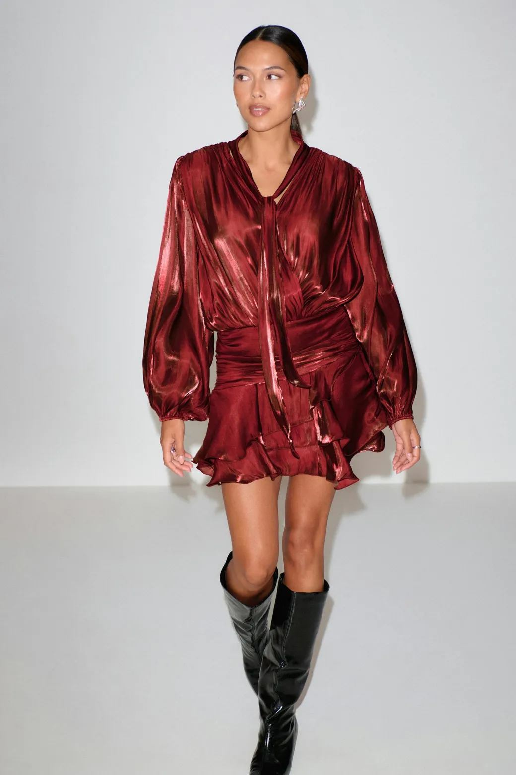Mini frill dress