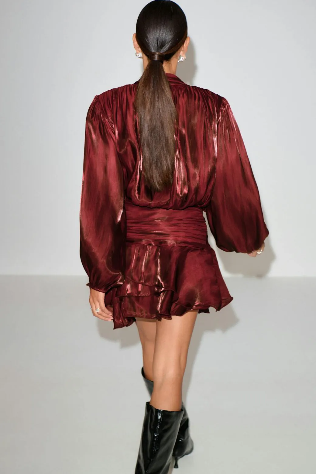 Mini frill dress