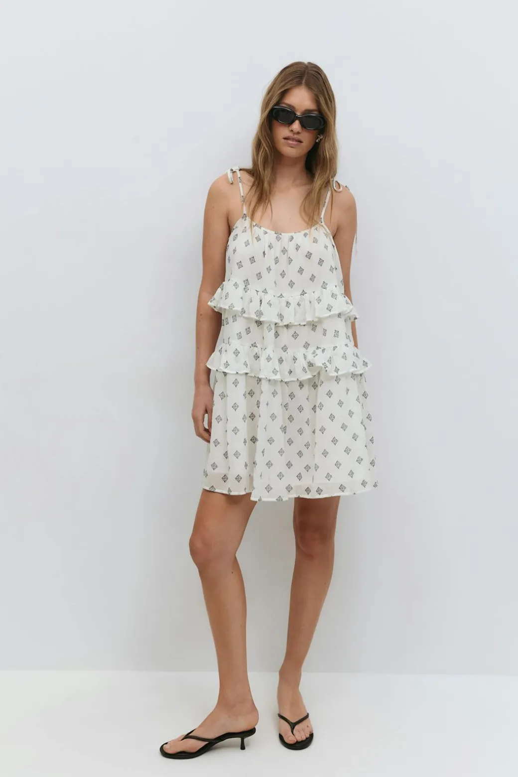 Mini frill dress