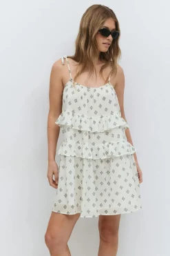 Mini frill dress