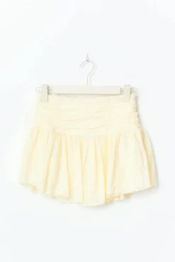 Mini lace skirt