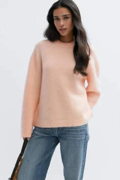 Mohair knitted sweater