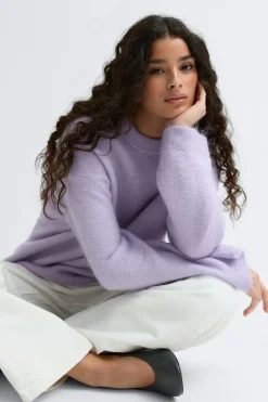 Mohair knitted sweater
