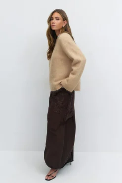 Mohair knitted sweater