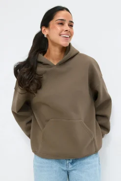 Oversized print hoodie