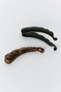 2-pack banana hair clip
