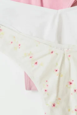 3-pack cotton thong