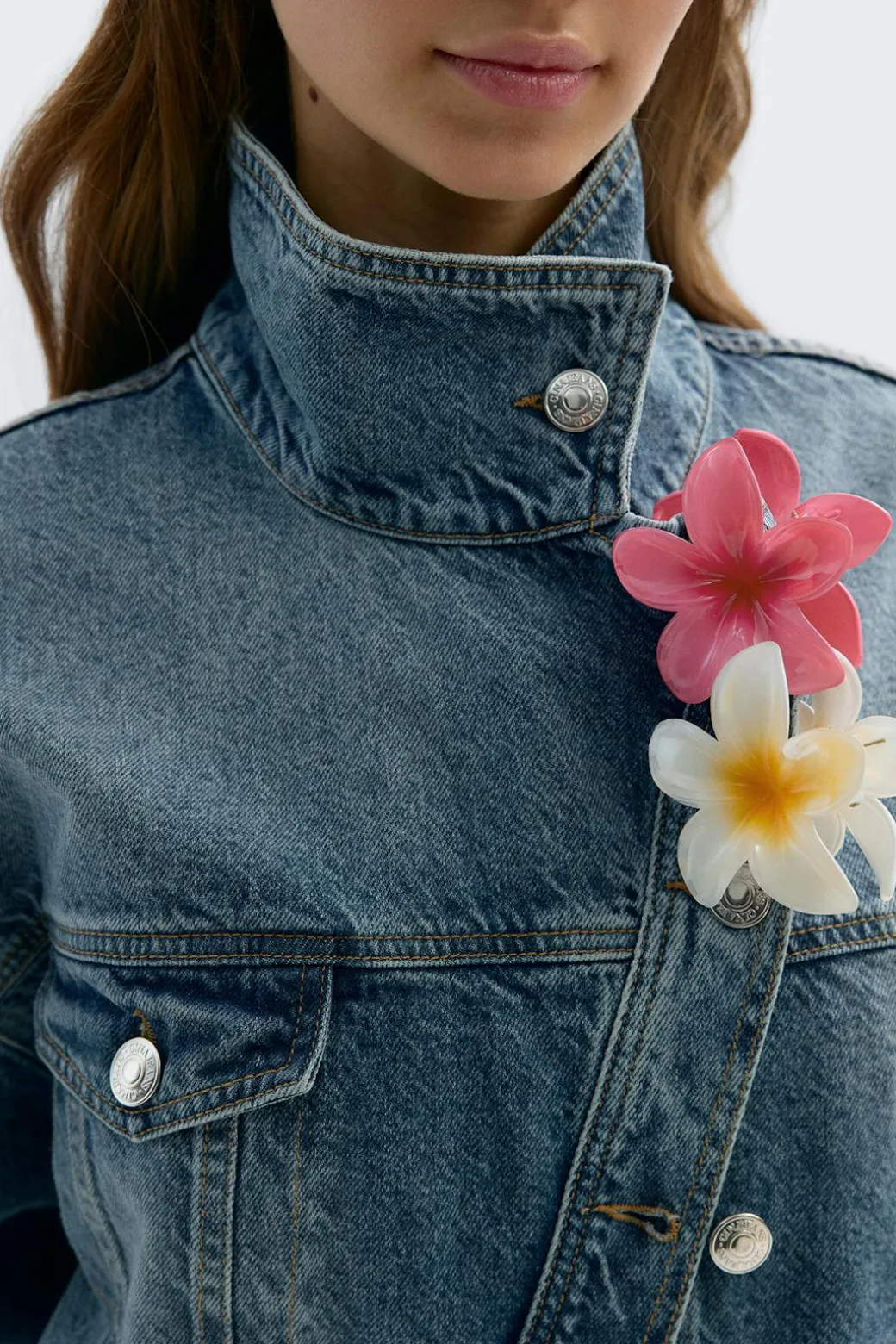 2-pack flower hair clips