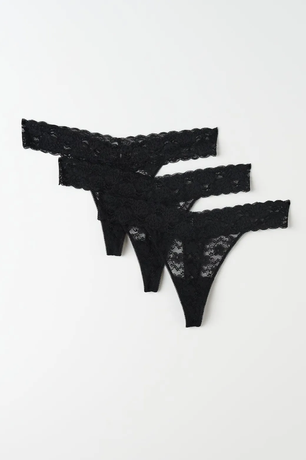 3-pack lace string