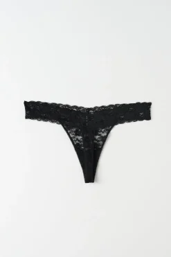 3-pack lace string