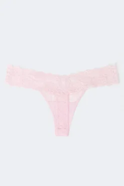 3-pack lace thong