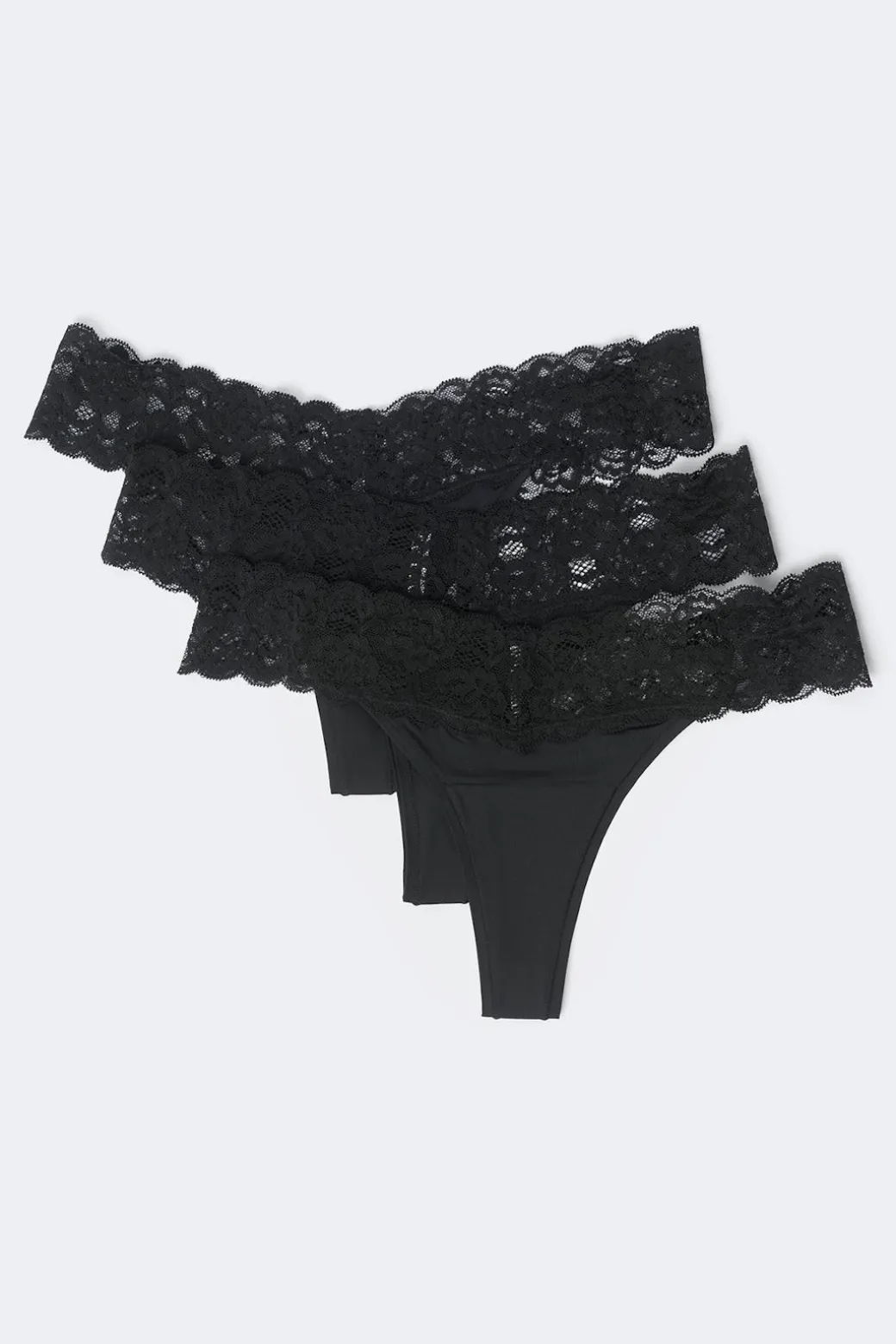 3-pack soft micro thong