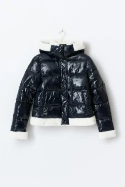 14+ padded fur jacket