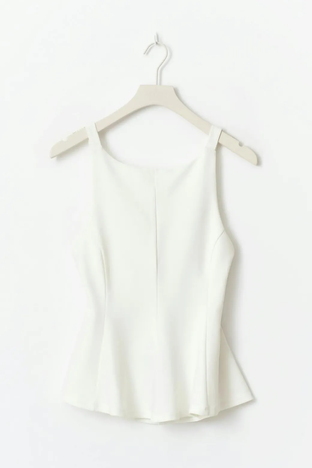 Peplum tie back top