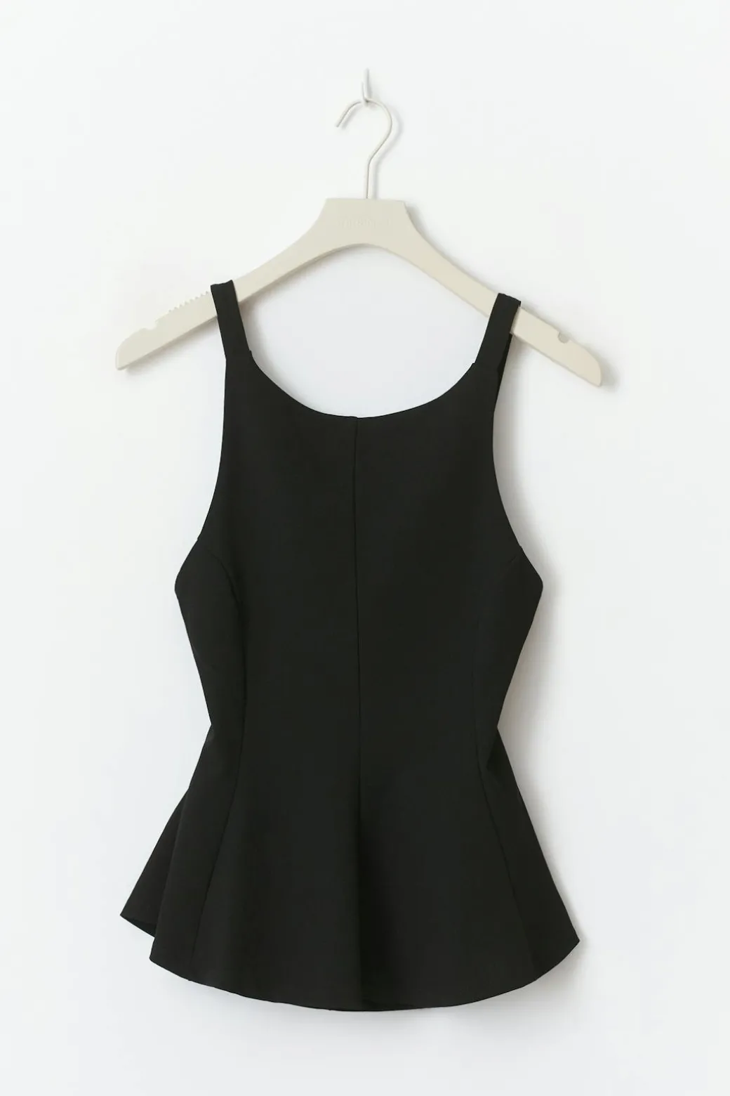 Peplum tie back top