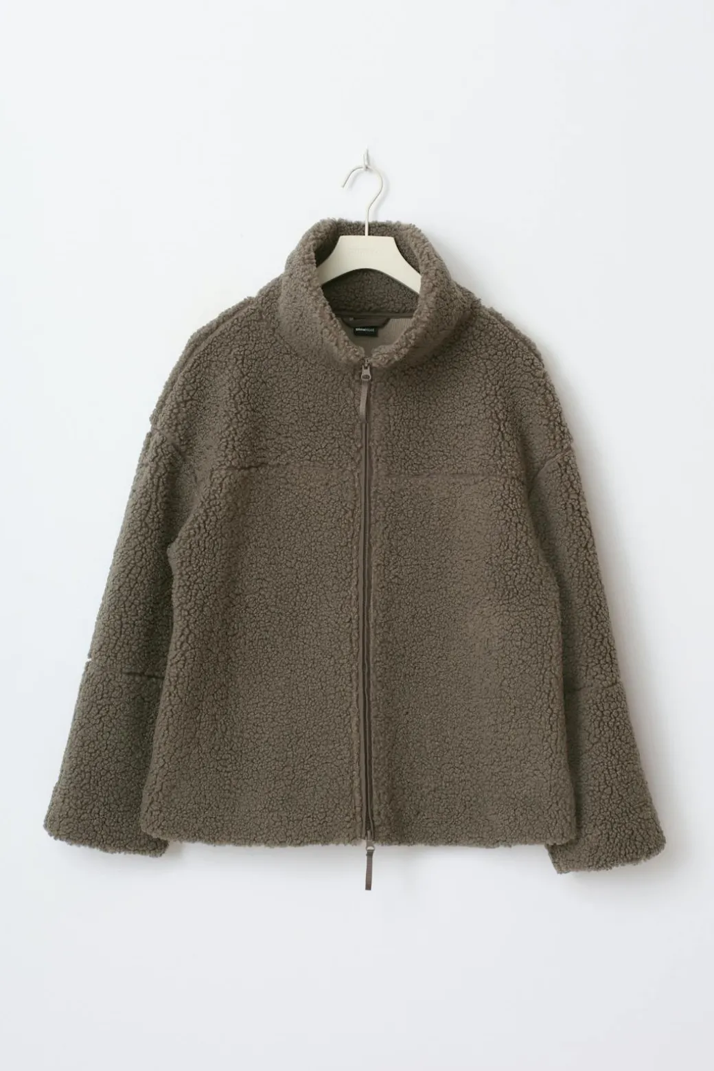 Pile zip jacket