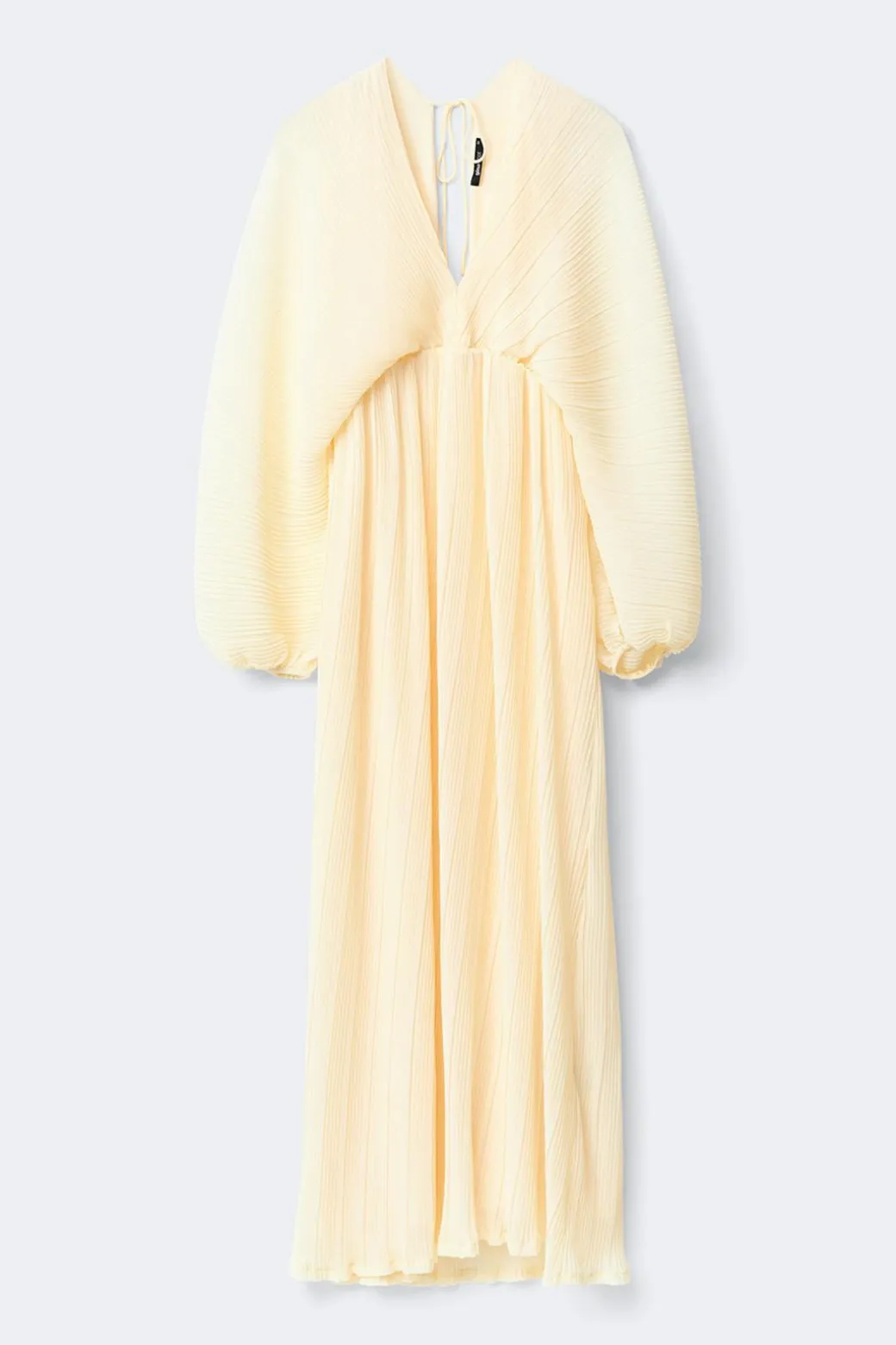 Pleated maxi dress