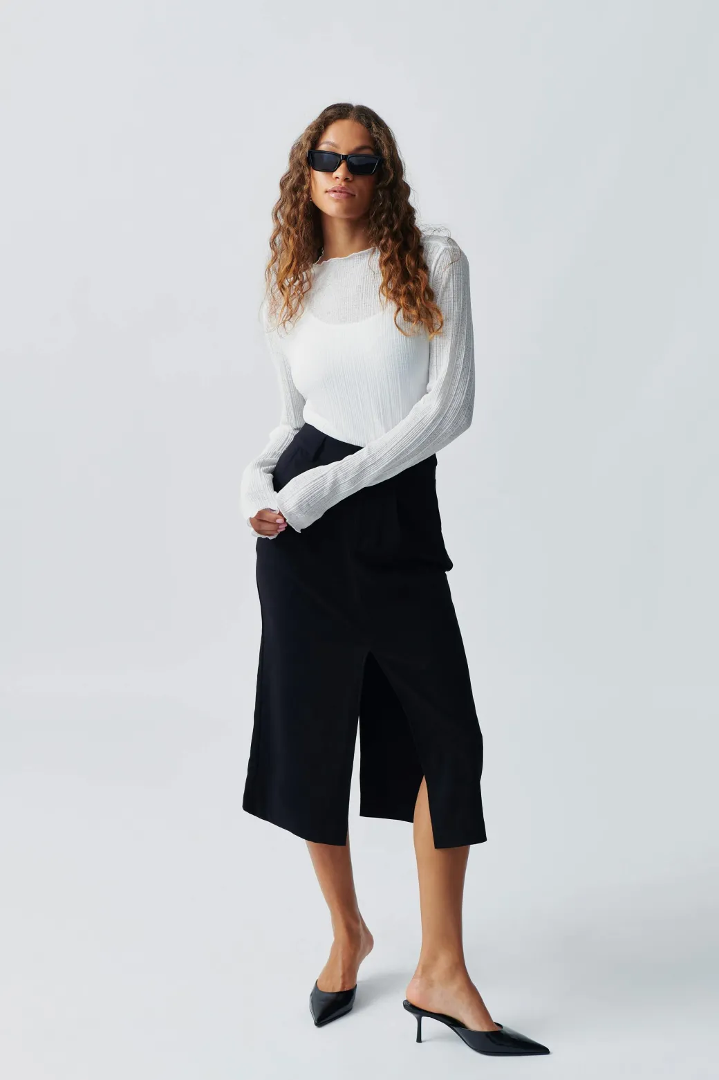 Pleated skirt