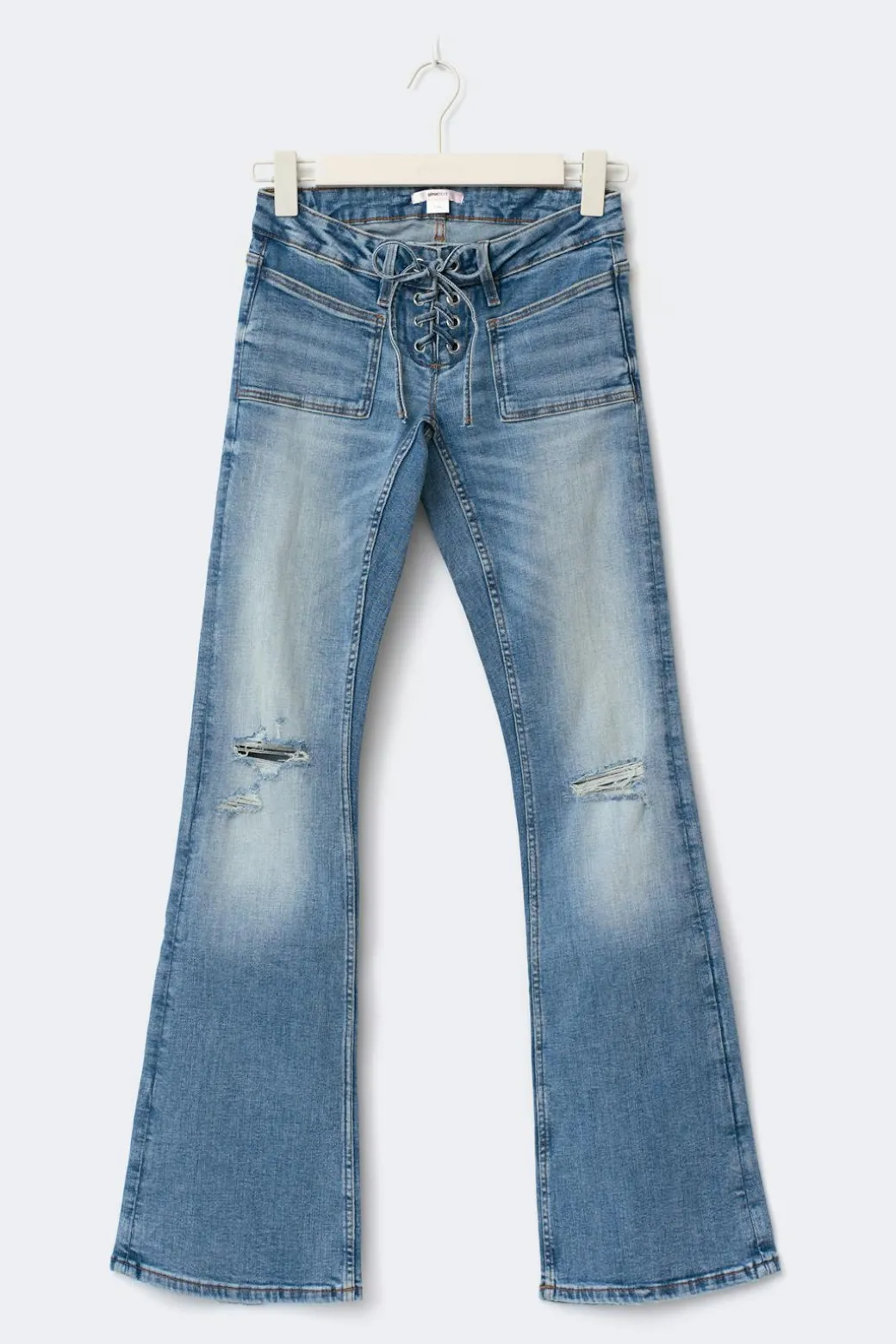 14+ pleated tie jeans tall