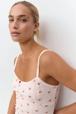 Pointelle singlet
