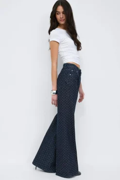 Polka dot jeans