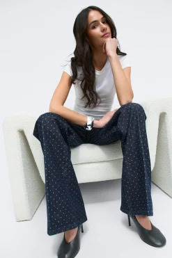 Polka dot jeans
