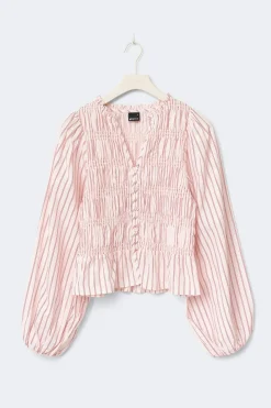 Poplin smock blouse