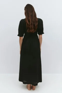 Puff sleeve dress