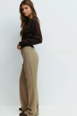 Relaxed bootcut trousers