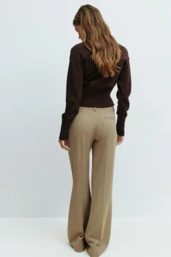 Relaxed bootcut trousers