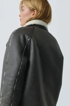 Reversible teddy jacket