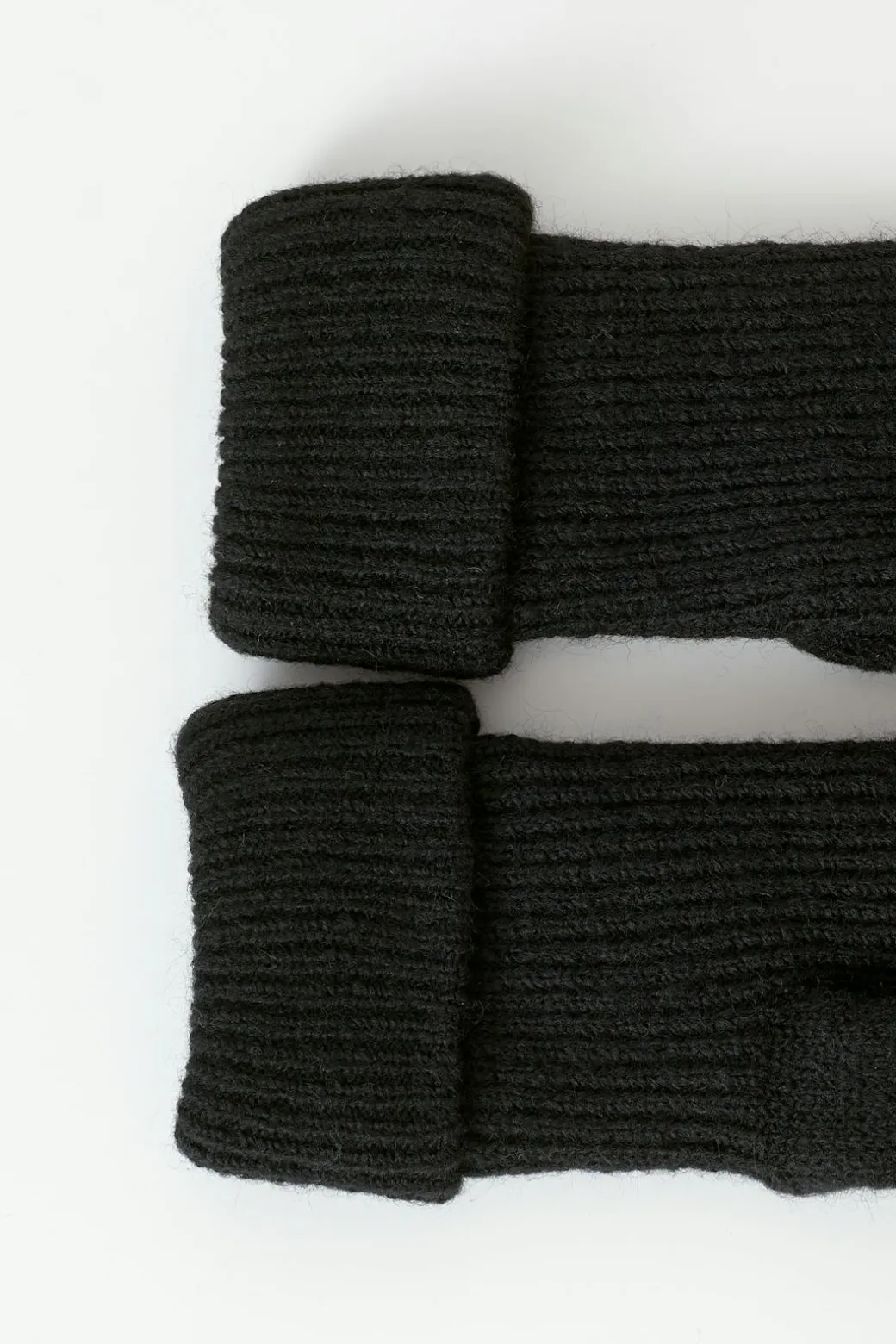 Rib mittens
