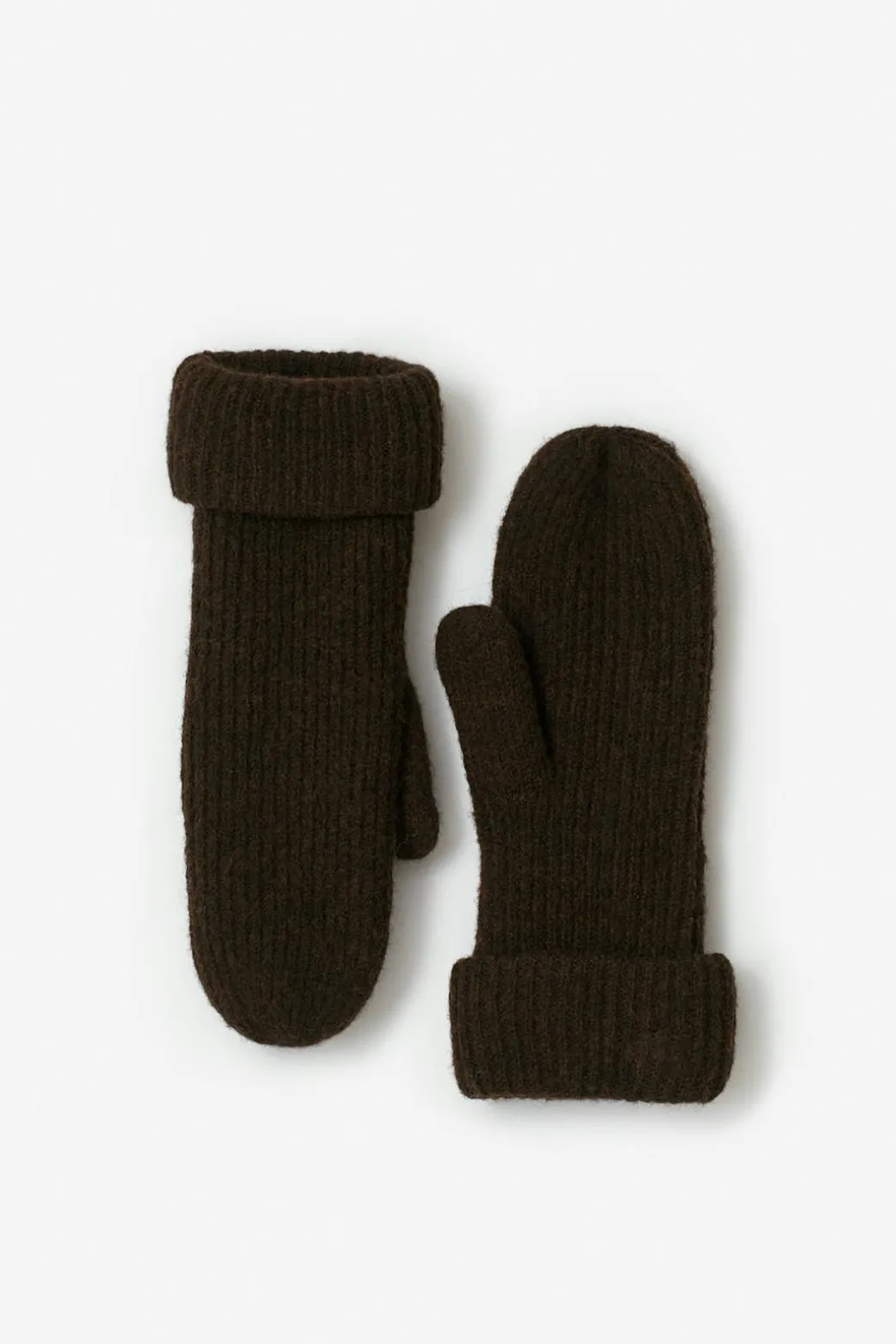 Rib mittens