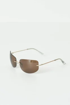 Rimless sunglasses