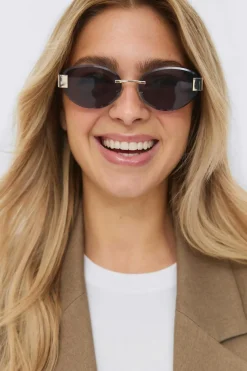 Rimless sunglasses