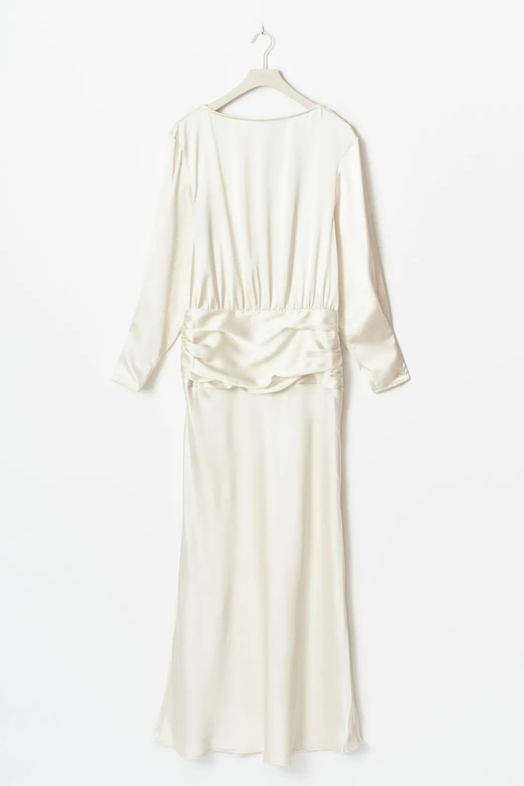 Satin maxi dress