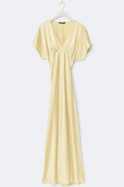 Satin maxi dress