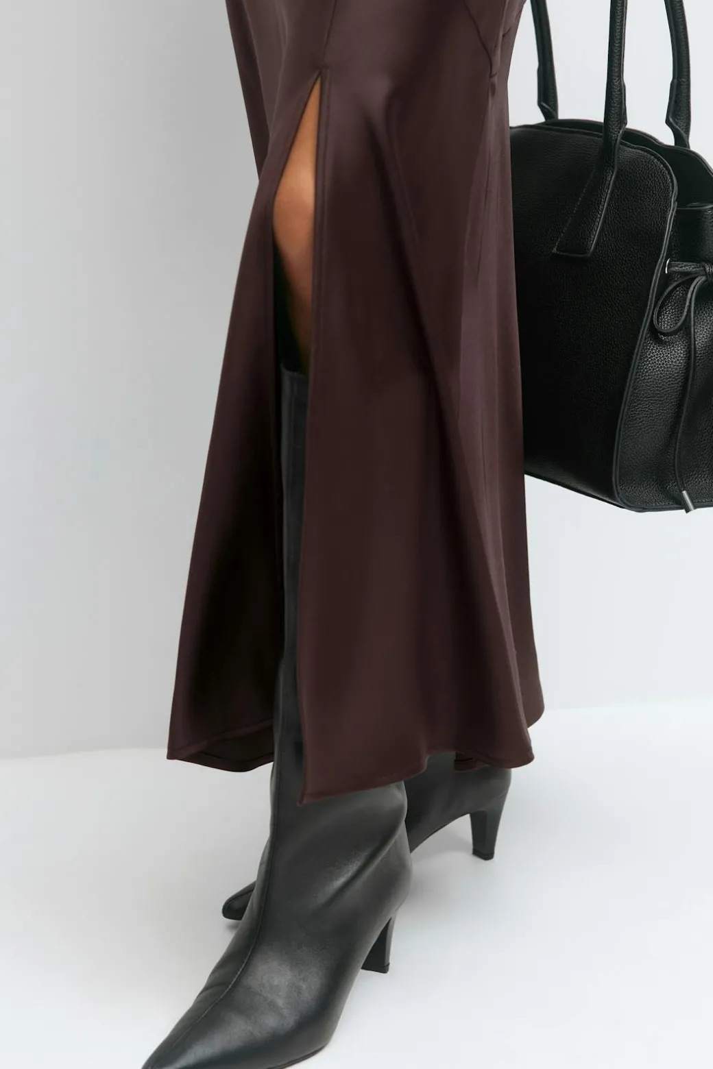 Satin skirt