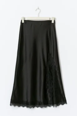 Satin skirt