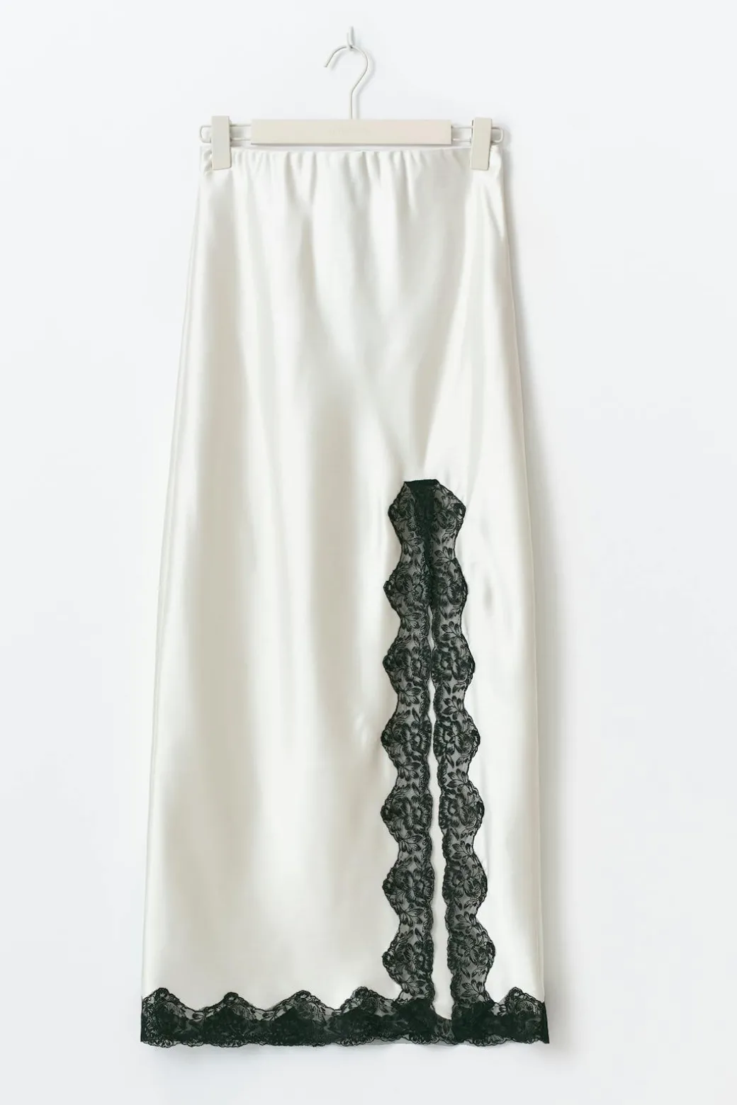 Satin skirt